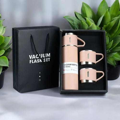 طقم ترمس حافظة استيل