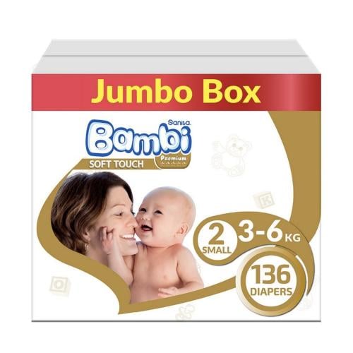 بامبي مقاس ( 2 ) صندوق جامبو العدد 136