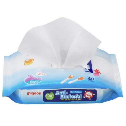 مناديل مبللة مضادة للبكتريا 60 حبه بيجون