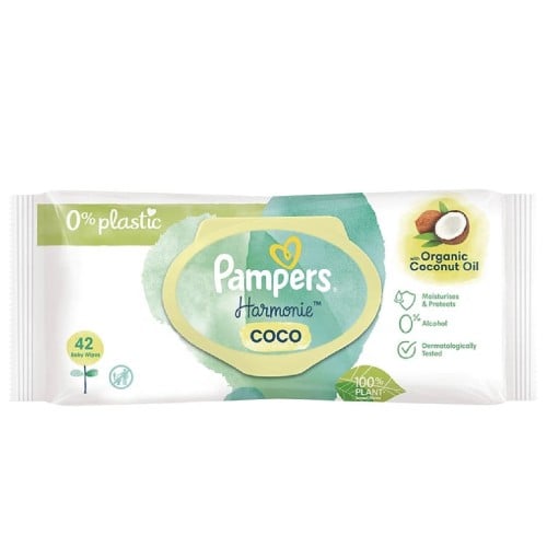 مناديل مبلله بامبرز كوكونت 42 حبه