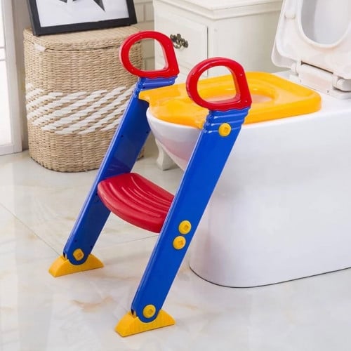 كرسي تواليت مع سلم اطفال