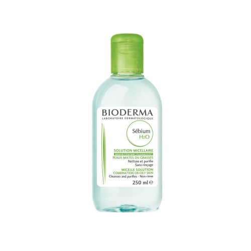 Bioderma H2o Solution Sebium For Oily Skin 250 ml | بيوديرما محلول مائي سيبيوم منظف للبشرة الدهنية 250 مل