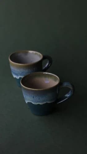 أكواب قهوة صناعة يدوية - محمصة هيزم