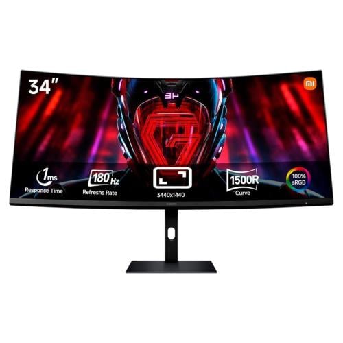 شاشة شاومي منحنية للألعاب LED مقاس 34 بوصة - Mi Cu...