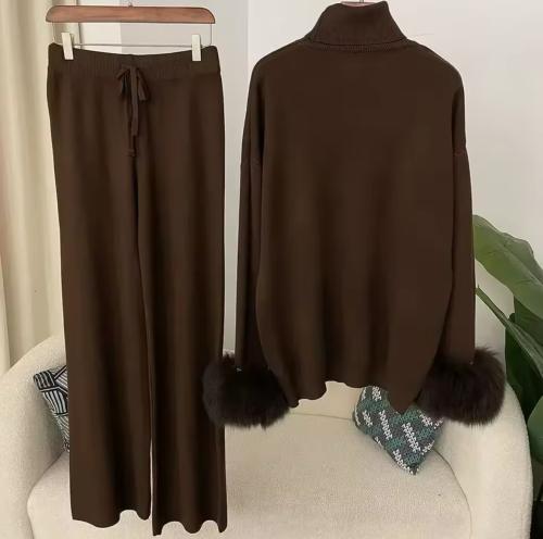 Set of Wool Sweater and Long Pant