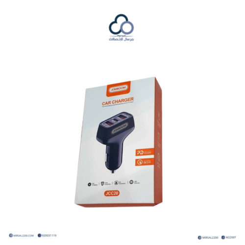 شاحن سيارة JOMROOM JCC20 ثنائي المخارج – PD 20W &...