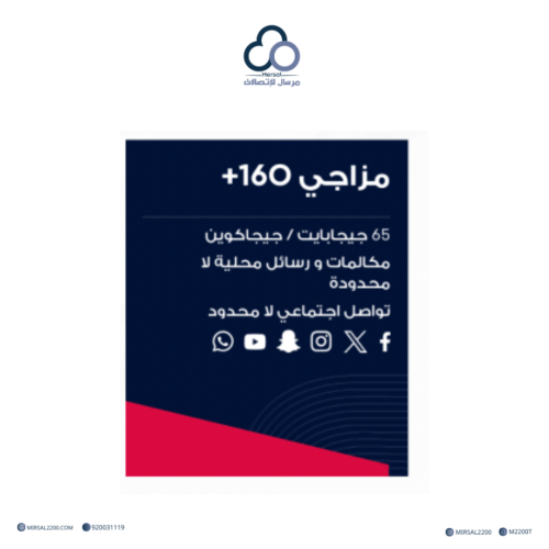 شريحة ريد بول موبايل مزاجي 160+