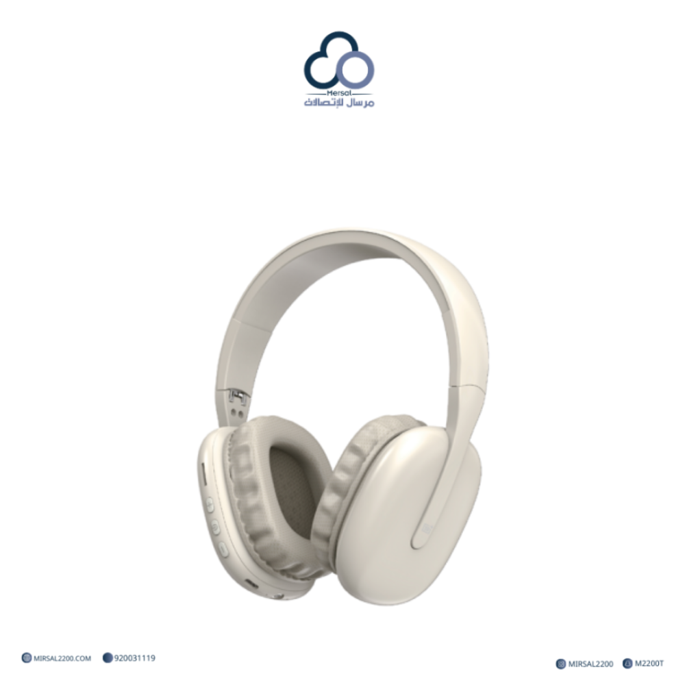 سماعة بلوتوث لاسلكية Hi-Fi من Ten Plus – باللون الأبيض