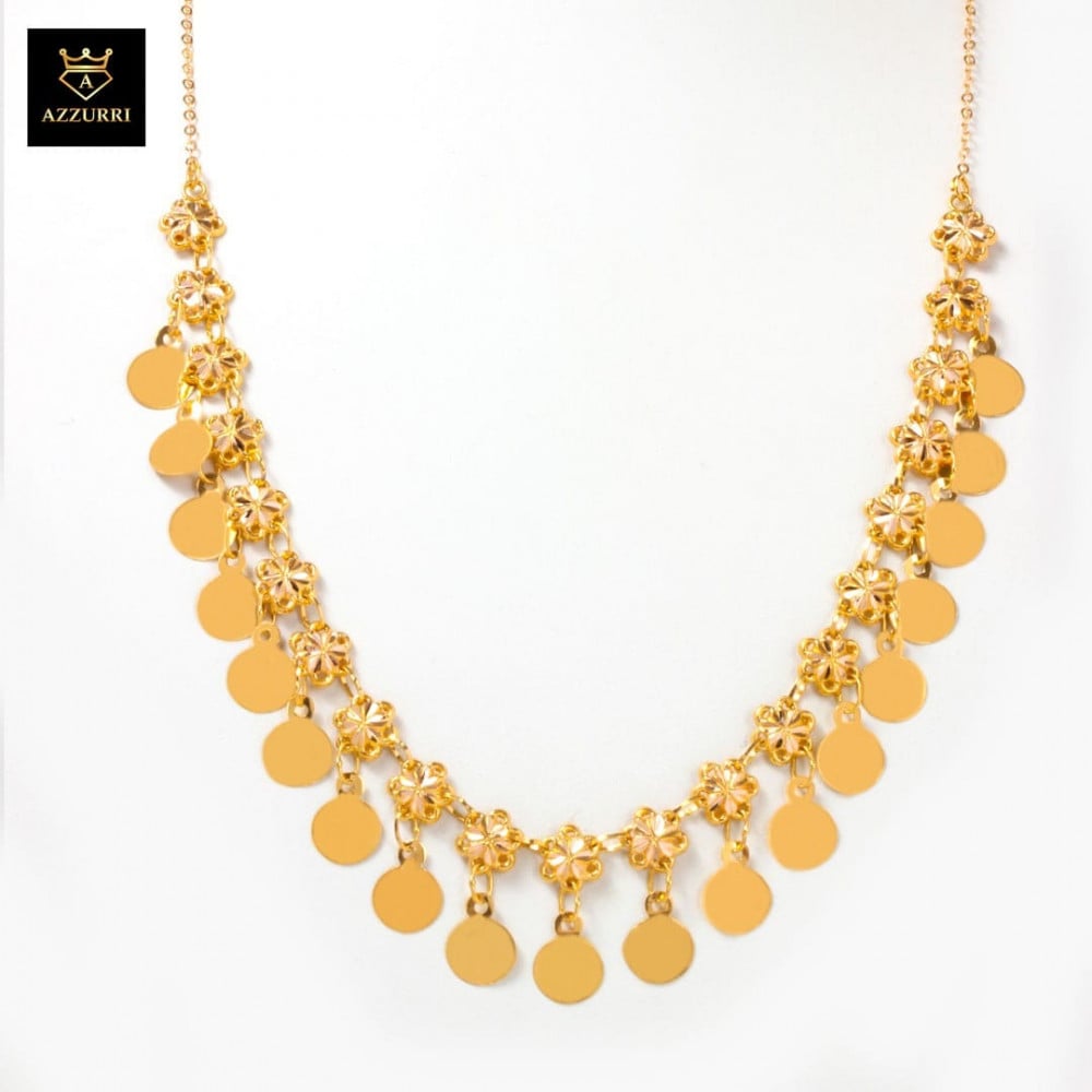 21 karat gold necklace set