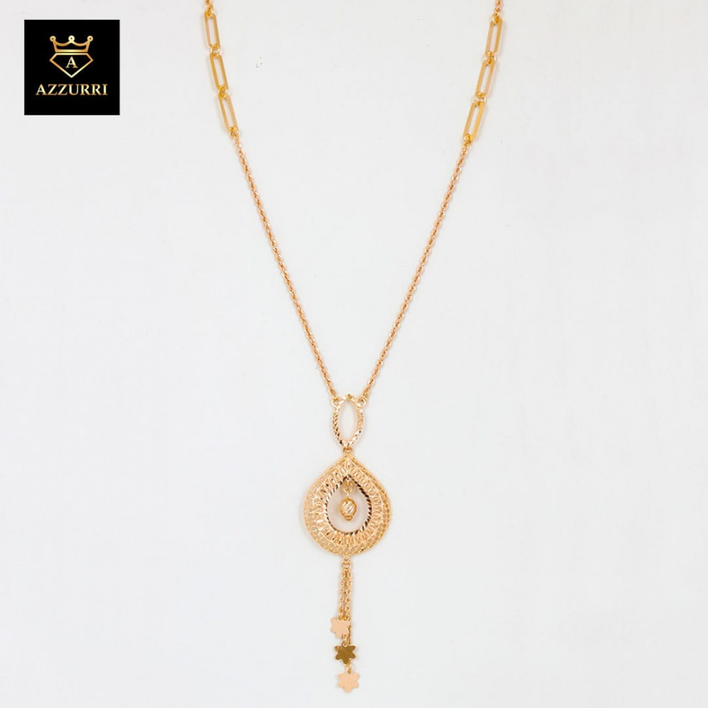 Gold necklace - karat 21 - أزوري 