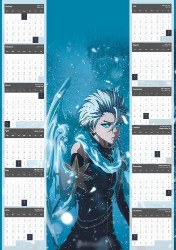 bleach Calendar 2025 - 2