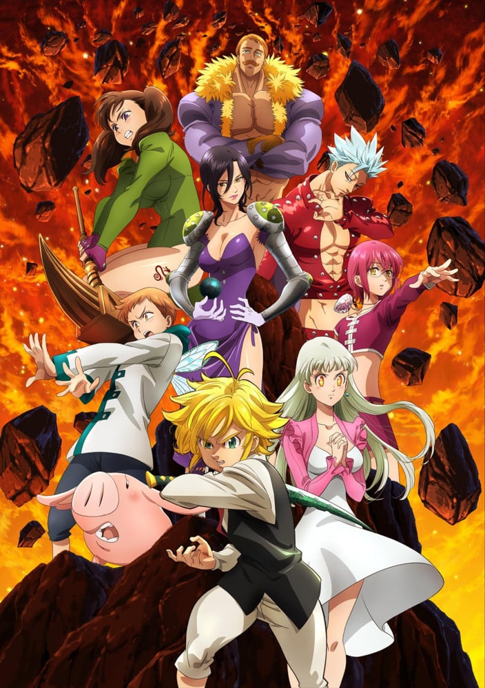 Anime Characters Nanatsu No Taizai All Seasons In Order Nanatsu No