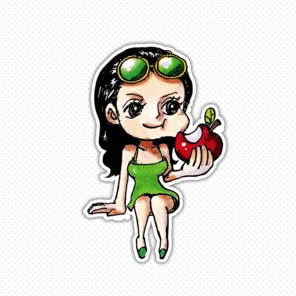 Robin - one piece stickers (12)