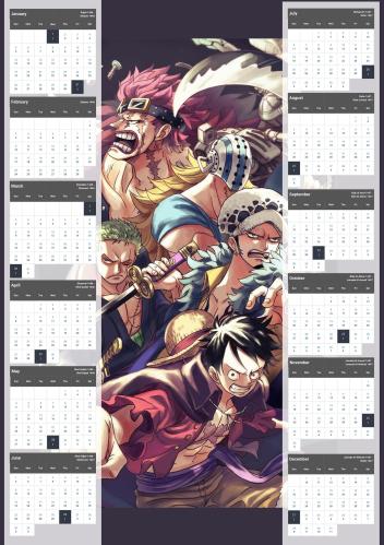 one piece Calendar 2025 - 3