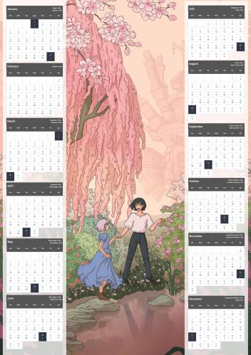 Ghibli Calendar 2025 - 3