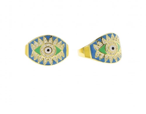 Eye blend neon ring