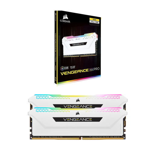 Corsair VENGEANCE RGB PRO DDR4 2X8 White | 16 GB ر...