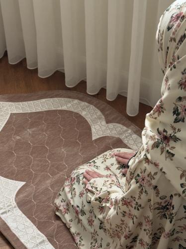 طقم صلاة مشجر - سحاب