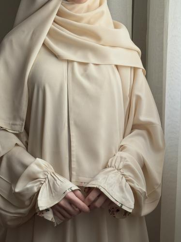 شرشف صلاة بيج فاتح - سحاب