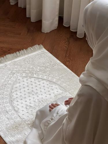 طقم صلاة سكري  - سحاب ، مفتوح