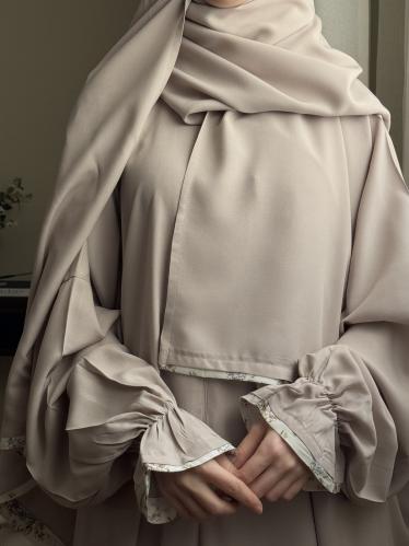 شرشف صلاة بيج - سحاب