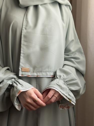 شرشف صلاة اخضر - سحاب