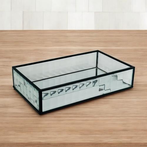 صحن تقديم زجاج