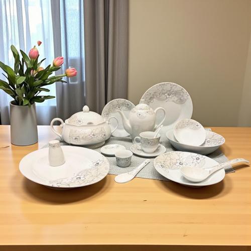 طقم عشاء سيراميك 70 قطعة