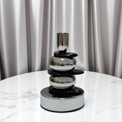 شمعدان معدن فضي