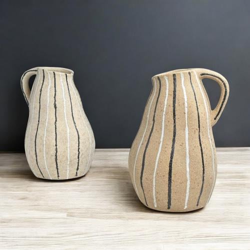 فازة سيراميك مقاس 25  سم