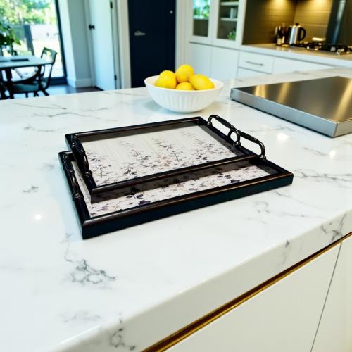 تبسي خشبي مستطيل 2 حبه