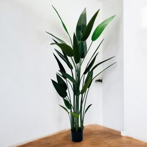 شجر اخضر مع مركن ديكور مقاس 2.10 متر