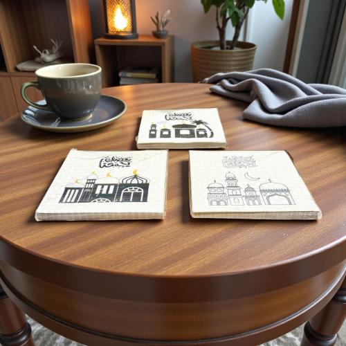 مناديل سفرة رمضان يجمعنا