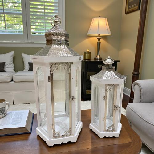 طقم فانوس رمضان 2 حبة مقاس 50 - 71 سم