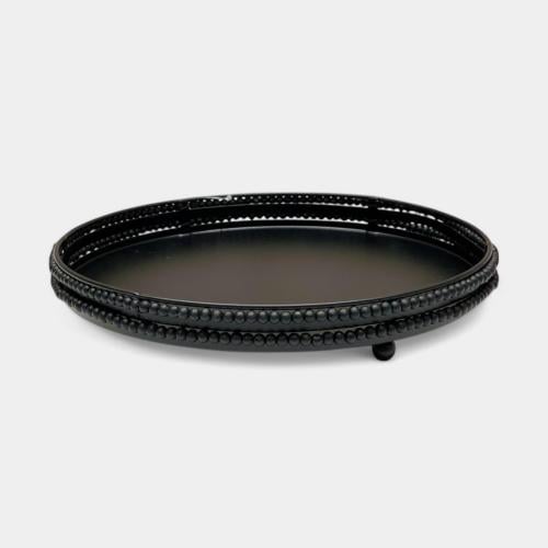 صحن تقديم اسود مقاس 31.5 سم