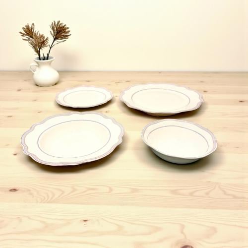 طقم سفرة سيراميك 24 قطعة