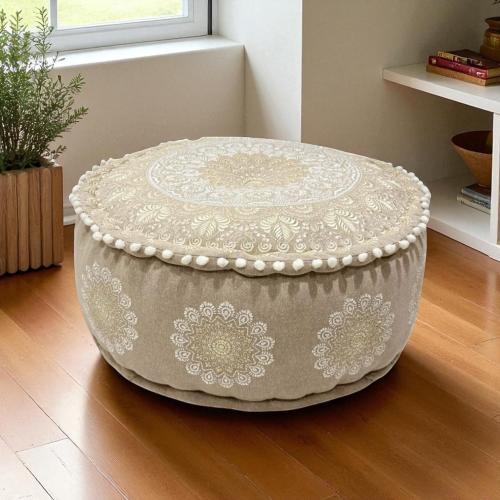 بوف دائري 60 * 25 سم هندي