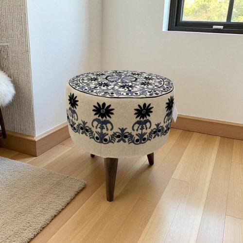 كرسي بوف دائري 40 * 40 سم هندي