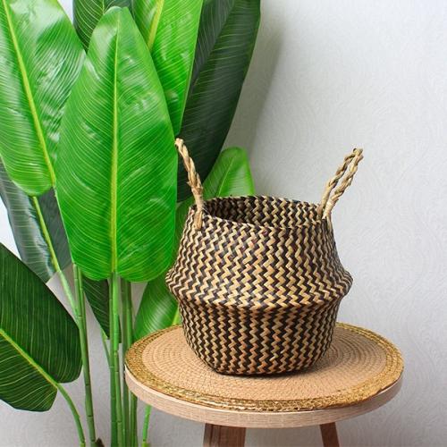 سلة خسف بيد صغير - بيج مع اسود