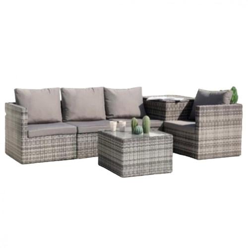 طقم طاولة حدائق مع كراسي خسف