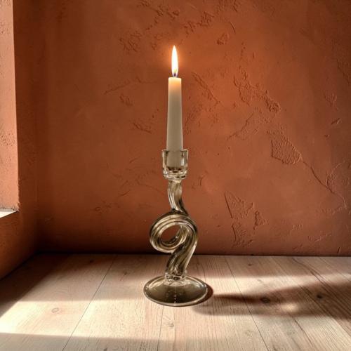 ِشمعدان زجاج ديكور