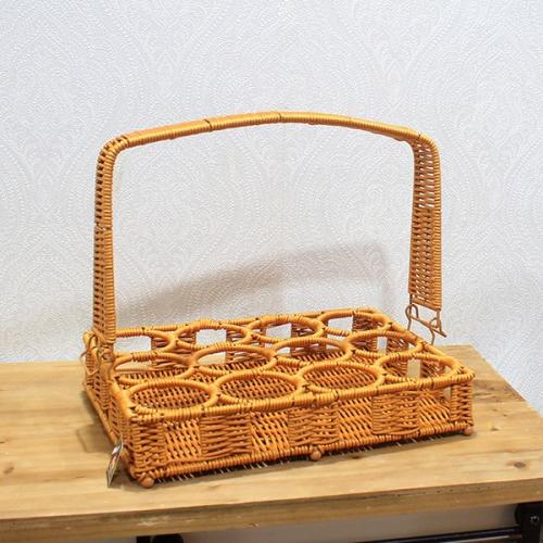 ستاند قوارير خسف بلاستيك مستطيل مع يد 12 قارورة