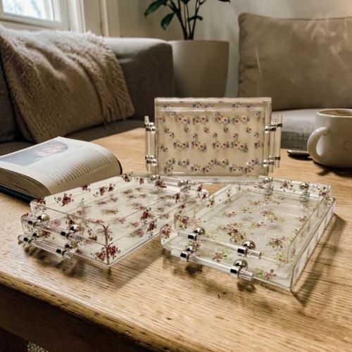 تبسي إكرليك شفاف مقاسين