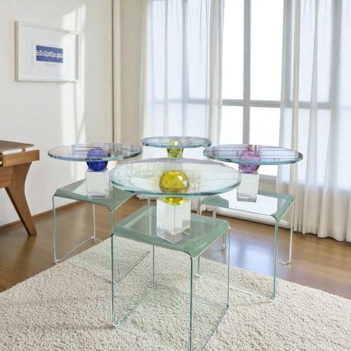 صحن كريستال بالحبة