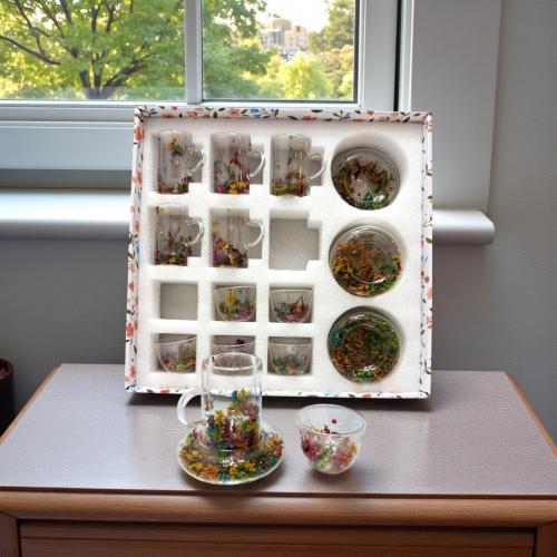 طقم كاسات 18 حبه