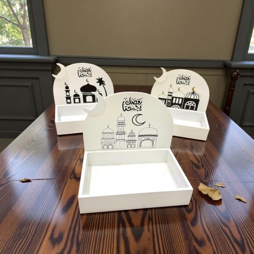 صحن خشب باستاند رمضان يجمعنا بالحبه