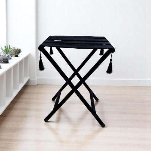 طاولة ديكور قابلة للطي اسود