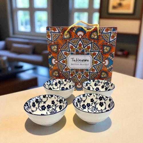 صحن سيراميك 4 حبه