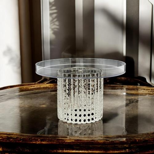 صحن كيك دائري باستاند مقاس 17 * 29 سم