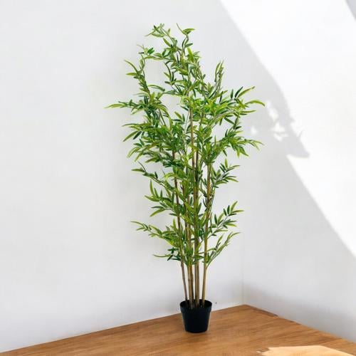 شجر اخضر مع مركن ديكور مقاس 1.8 متر